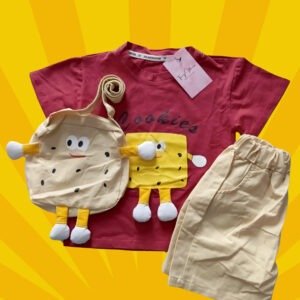 Tee, Shorts & Mini Bag